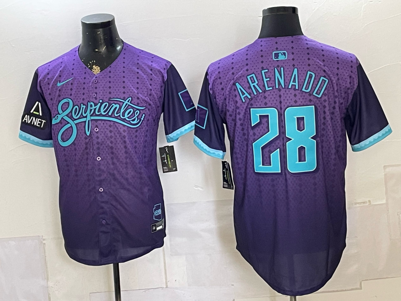Men Arizona Diamondback #28 Arenado purple 2026 Nike MLB Jersey 0716003